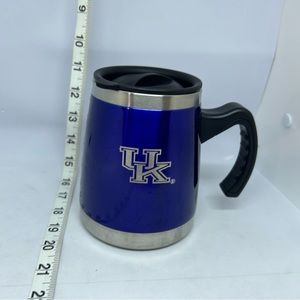 UK Collegiate Products Blue Silvertone Coffee Mug 16oz‎